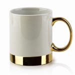 Kubek porcelanowy elegancki Dalia 330ml szary