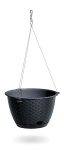 Doniczka wisząca Ratolla 24 cm antracyt