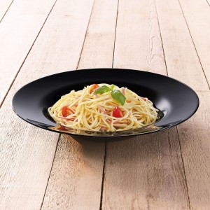 Talerz Pasta Friends Time czarny 28,5 cm LUMINARC