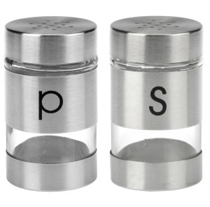 Przyprawnik szklany-pieprz lub sól