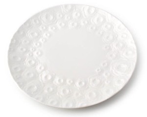 Talerz porcelanowy obiadowy głęboki z serii ,,ROSE" 27cm biały 