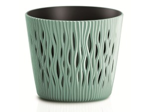 Doniczka Prosperplast 22,5 cm x 22,5 x 19,2 cm średnica 22,5 zieleń