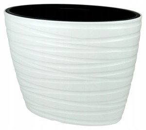 Doniczka Maze DBMZE600 Prosperplast biały + wkład