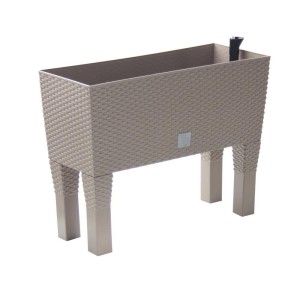Donica Prosperplast Rato Case High DRTC800H mocca Ogrodosfera.pl