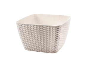 Osłonka Vicky kwadratowa 40 cm kremowa VERDENIA