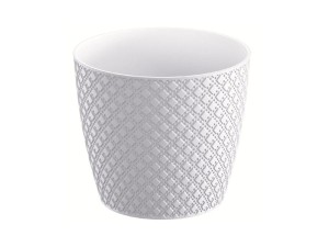 Doniczka Orient biały 22 cm PROSPERPLAST