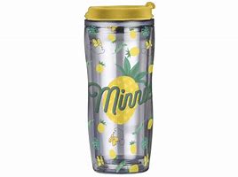 Kubek / Bidon Minnie Ananas z wymienną dekoracją 400 ml DISNEY / AMBITION