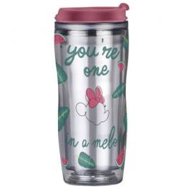 Kubek / Bidon Minnie Arbuz z wymienną dekoracją 400 ml DISNEY / AMBITION 