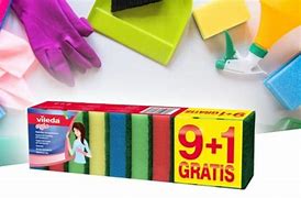 Vileda Gąbka do Mycia Naczyń Zmywak 9+1 
