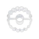Wykrawacz metalowy do ciastek 5,0 cm kółko ząbkowane