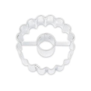 Wykrawacz metalowy do ciastek 5,0 cm kółko ząbkowane