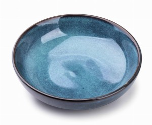 Salaterka porcelanowa 19,5cm 650ml Eveline niebieska