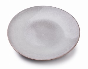 Talerz obiadowy porcelanowy 26 cm Eveline szary