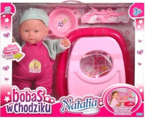 Artyk Natalia lalka bobas chodzący w chodziku 