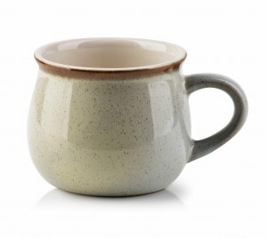 Kubek porcelanowy połysk Lotta 380ml grey