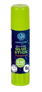 Klej szkolny w sztyfcie Astra Pen transparent 8g