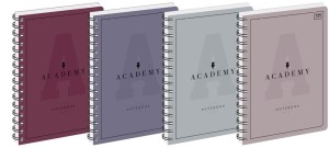  Kołozeszyt B5 Academy kratka 100 kartek 