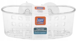 Mini półka łazienkowa pod prysznic organizer przyssawki