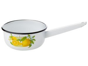 Rondel emaliowany Cytryna Emalia Pleszew 16 cm 1,3 l
