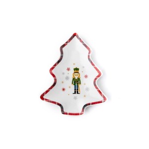 Talerz choinka christmas 21,5x17,5cm