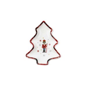 Talerz ozdobny Choinka Christmas Florina 14x11 cm