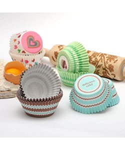 Foremki do muffinek 12 cm 50 sztuk dekor 1