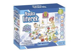 Klocki Nauka Literek 120 el.