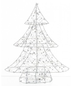 Ozdoba Choinka Led  40cm