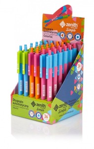 Długopis automatyczny Simple Colorful  1szt.