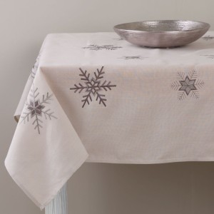 Obrus dekoracyjny Snowflakes 130 x 160 cm AMBITION