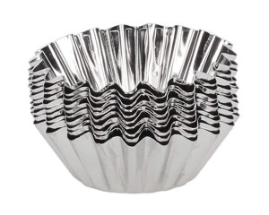 Foremki do pieczenia muffinek i babeczek metalowe 10szt