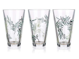 Szklanki City Long 340 ml Olive 3 szt.