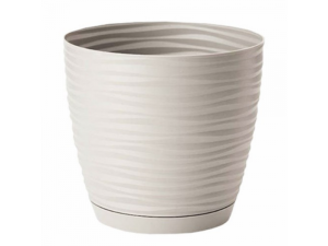 Doniczka osłonka na kwiatki okrągła 19 cm Sahara Petit