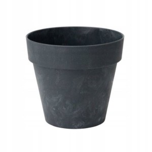Doniczka osłonka 20 cm Ibiza beton ciemny 