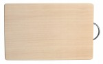 Deska drewniana prostokątna z metalowym uchwytem 29,5cm x 19,5cm  