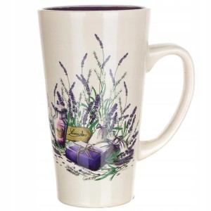 Kubek Lawenda Wysoki Ceramiczny 450 ml