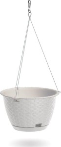 Doniczka wisząca Ratolla 22 cm biała