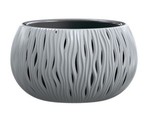 Doniczka Bowl Sandy 370 szary kamienny