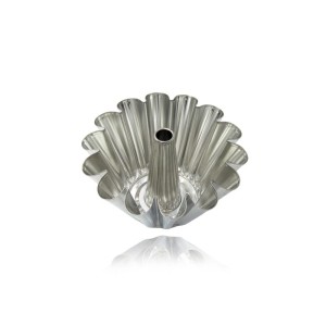 Srebrna forma do pieczenia babki z tuleją 16 cm