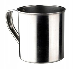 Kubek NDZ nierdzewny 10cm 600ml 