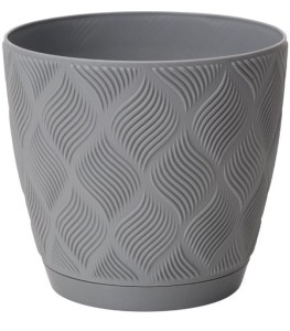 Doniczka Flow Petit 17 cm Platyna