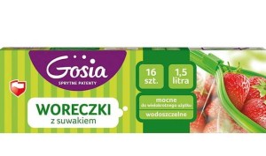 Woreczki z suwakiem Gosia 1,5 l 16 szt.