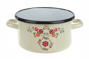 Garnek emaliowany 24 cm 5,7 l