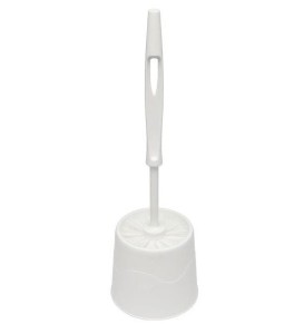 Komplet do WC szczotka z pojemnikiem plastikowym