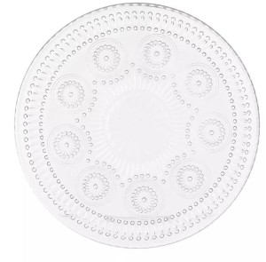 Talerz deserowy szklany Altom Design Daisy 17 cm