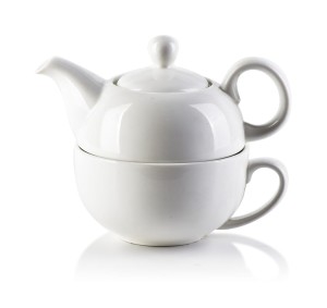 Dzbanek z filiżanką Herbaty dla jednej osoby 350ml/410ml 17x11x13,5cm
