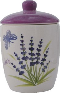Pojemnik ceramiczny Lawenda 10x19 cm