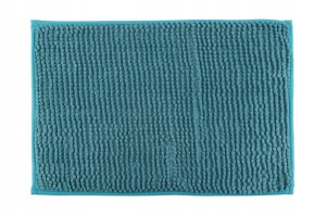 Dywanik łazienkowy chenille 58 x 38 cm turkusowy