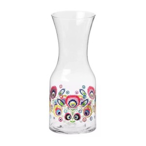 Karafka ze wzorem łowickim Folk deco line 900ml Krosno