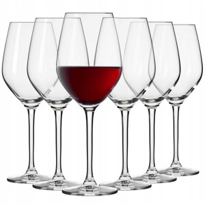 Kieliszki do wina czerwonego Krosno  300ml 6 szt